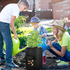 OPPOLIFE bag dimensions 14in diameter by 18in height for compact gardens