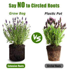 OPPOLIFE washable and reusable garden bags for multiple planting seasons.