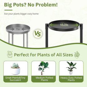 Oppro stand trays show heavy-duty capacity for big pots