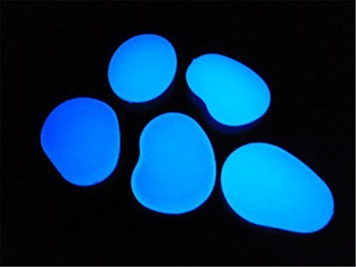 Opps glow pebbles blue planter provide ambient glow for containers