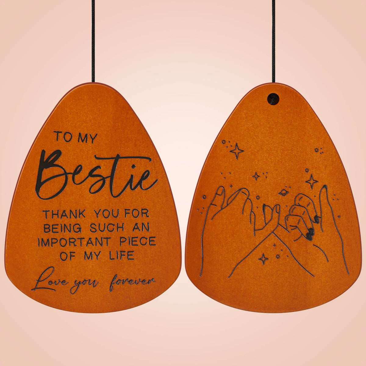 Oprever Bestie wind chime soothing tones create relaxing home ambiance.
