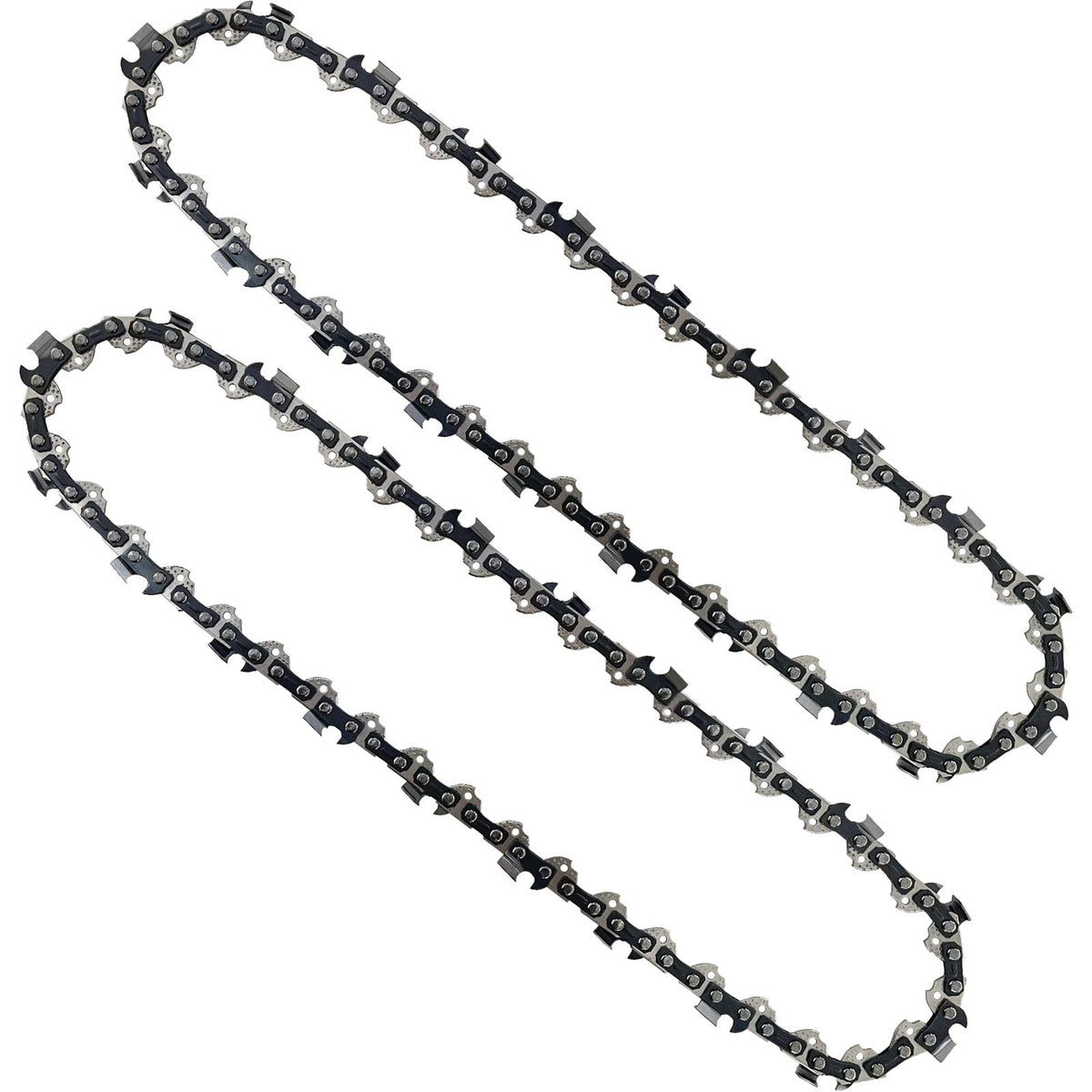 Opuladuo 2pc 10-inch chain for Remington RM1015P closeup highlights sharp teeth for precise cuts