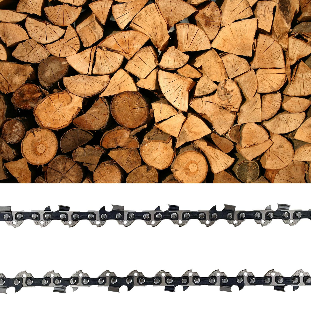 Opuladuo 2pc 10-inch chain Remington RM1015P in use for efficient lumber work