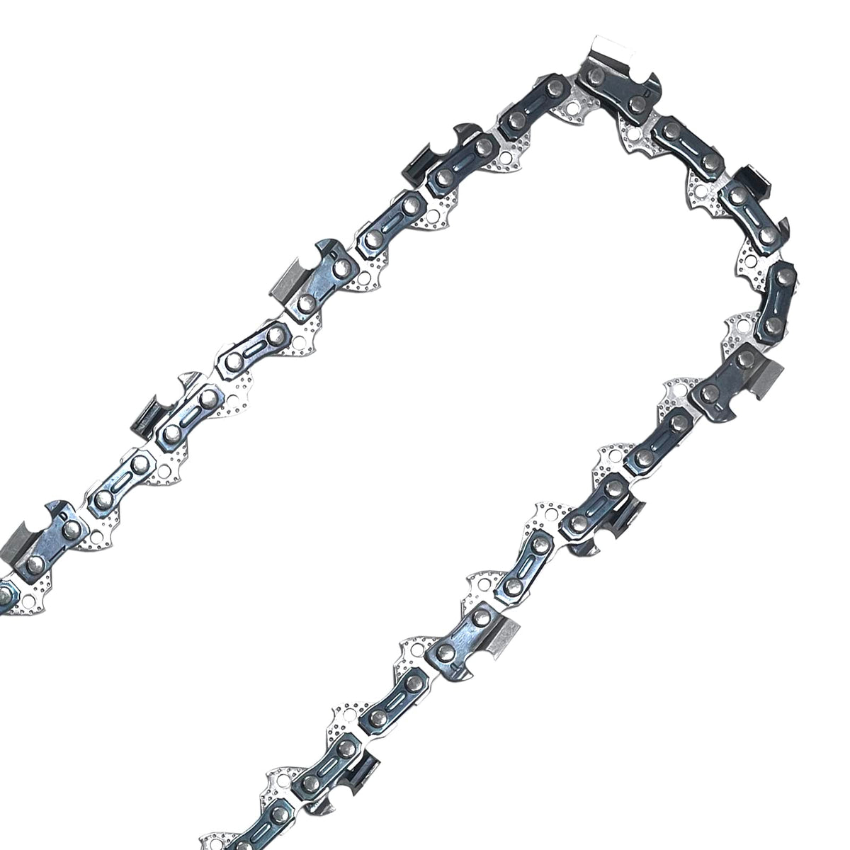 Opuladuo 12inch chainsaw chain with durable steel for long cutting sessions.