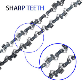 Opuladuo 12inch chainsaw chain for Earthwise LCS32412, consistent performance in yard work.