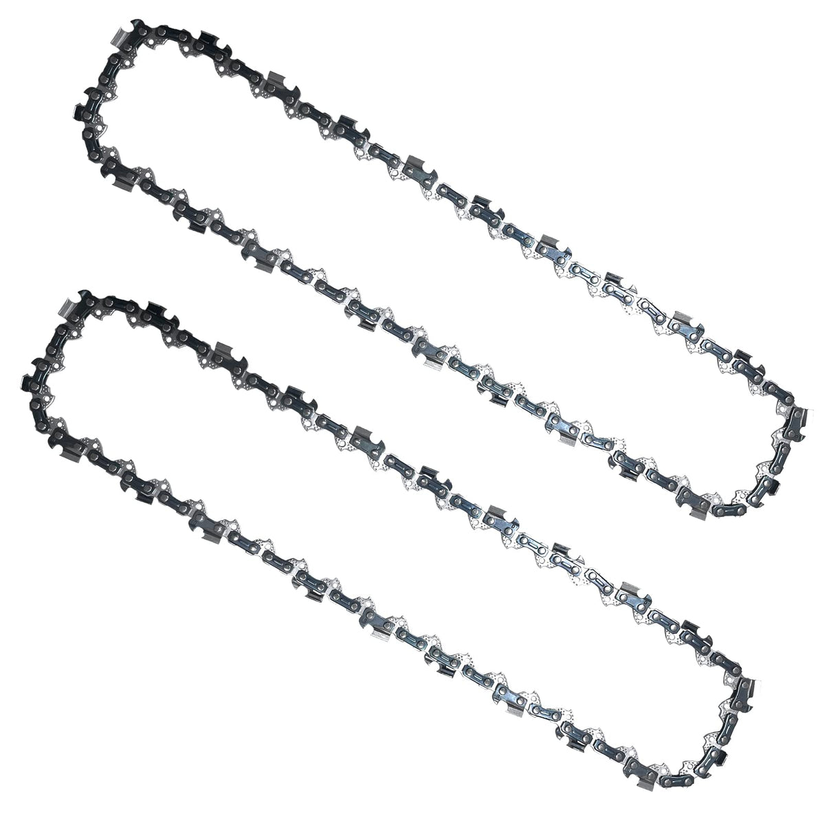 Opuladuo 12inch chainsaw chain on a Greenworks 40V saw, precise cuts and reliable performance.