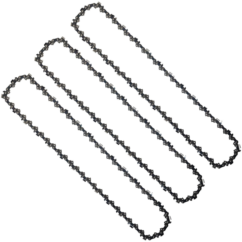 Opuladuo 16-inch chain for CS1613 close-up shows sharp teeth for clean cuts