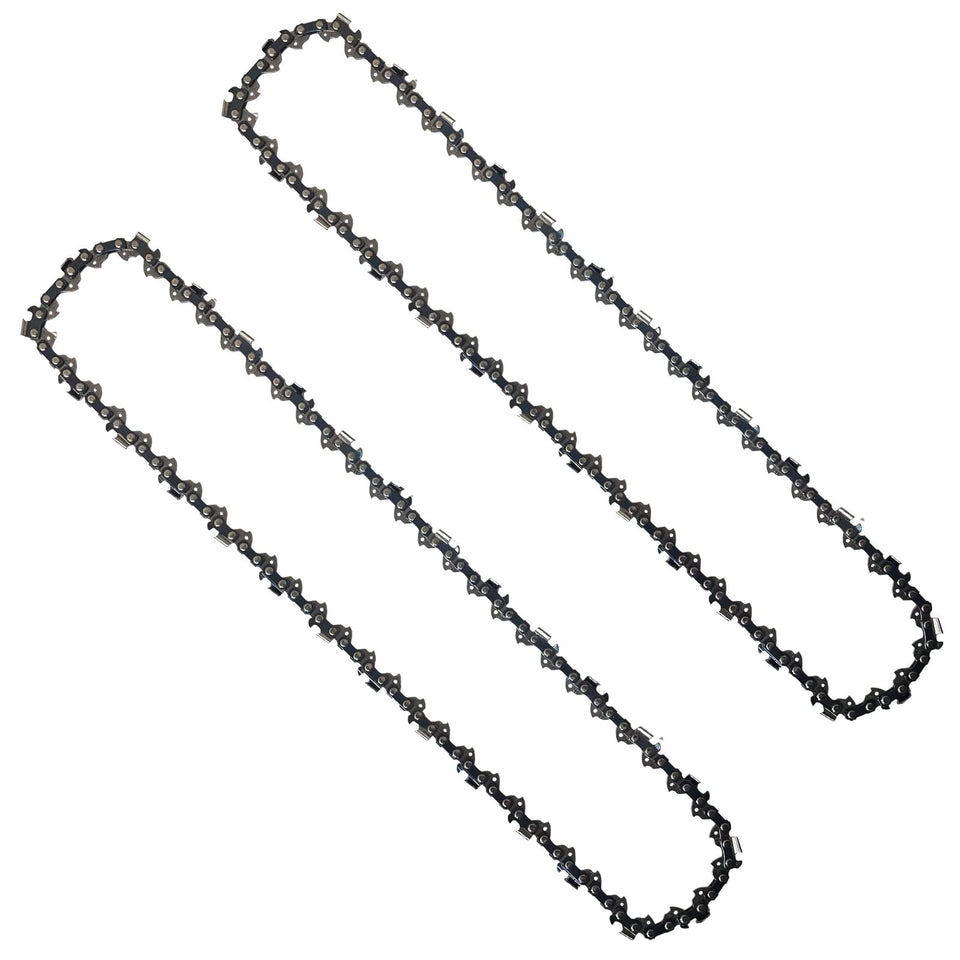 Opuladuo 16-inch chain close-up on Greenworks 80V for precise, clean cuts.