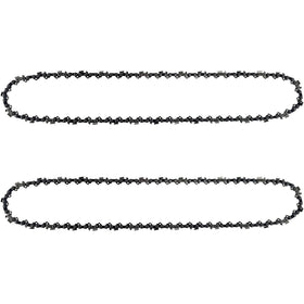 Close-up of Opuladuo 18-inch replacement chain highlighting sharp teeth and build quality.
