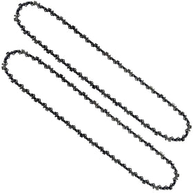 Opuladuo 18-inch replacement chain mounted on Greenworks GCS80420 for clean cuts.