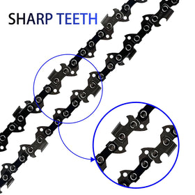 Opuladuo 18-inch replacement chain on Greenworks GCS80450 delivering efficient performance.