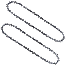 Opuladuo 2pc 10in pole saw chain teeth closeup for precise cuts