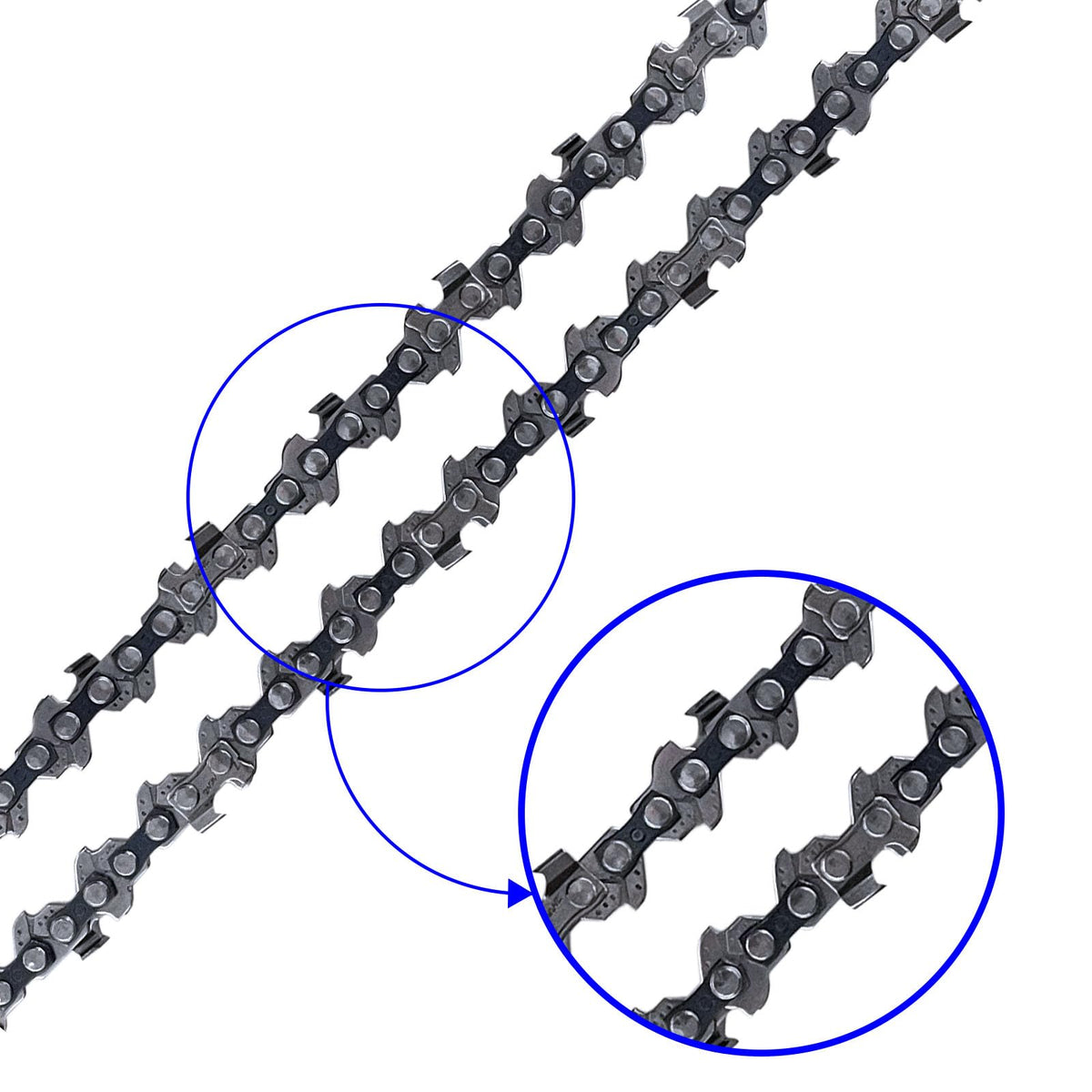 Opuladuo 2pc 10in chain packaging showing a two-pack convenience