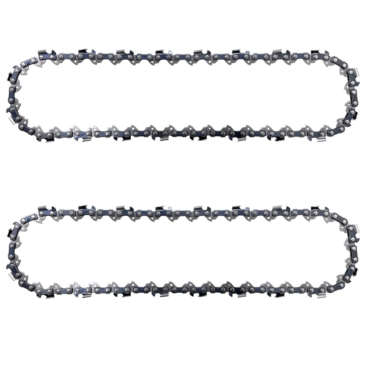 Opuladuo 2pc 10-inch Worx WG322 chain installation ready for quick swaps.