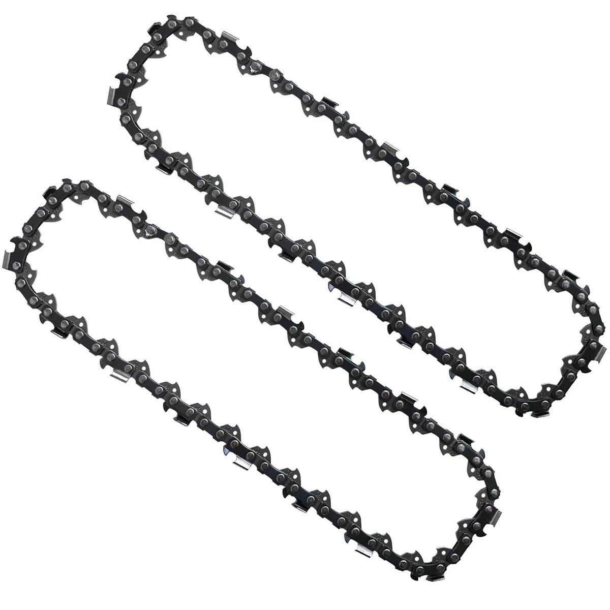 Opuladuo 8 inch pole saw chain closeup shows sharp teeth for precise cuts.