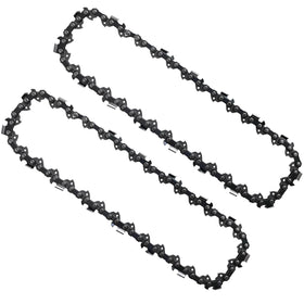 Opuladuo 8 inch pole saw chain closeup shows sharp teeth for precise cuts.