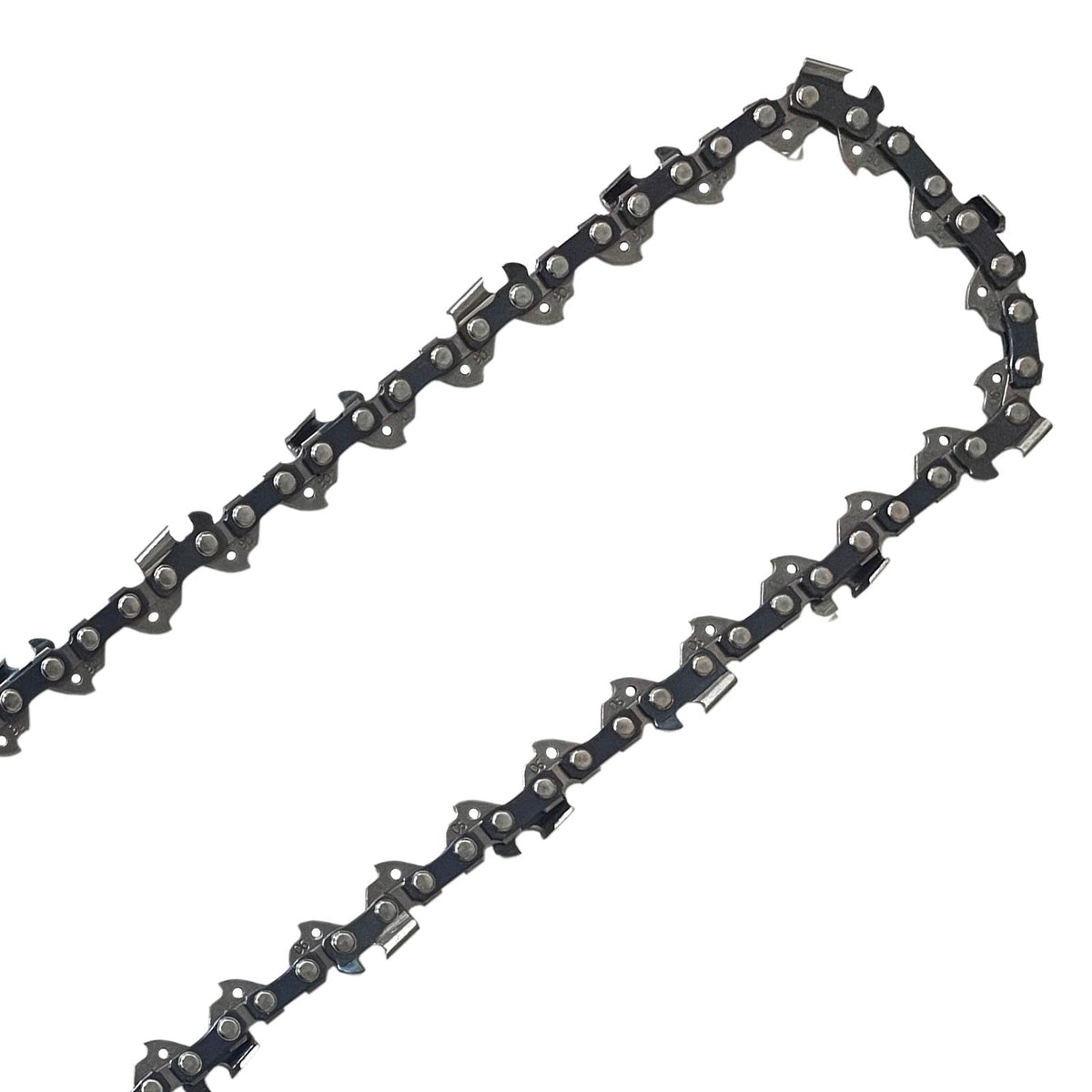 Opuladuo two-pack chain closeup shows durable teeth and sharp edges.