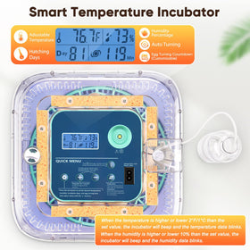 Oqioprd incubator LCD control display enables precise temperature and humidity adjustments
