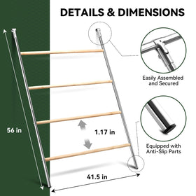 Oranland coop roost easy-install-clean perch simplifies setup and maintenance.