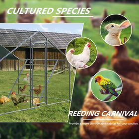 Oranland galvanized-wood perch withstands weather for lasting use.