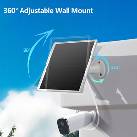 Orayafid 360-degree bracket aligned to capture sunlight for optimal charging.