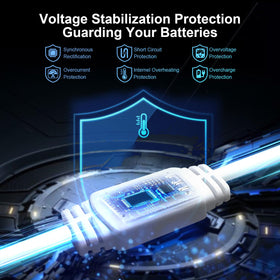 Orayafid 9.8 ft cable allows flexible mounting positions