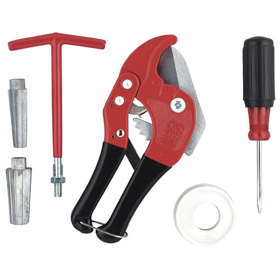 Orbit 26098 sprinkler tool kit with extractor heads for quick riser removal.