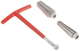 Orbit 3/4 inch nipple extractor in action, built for tough PVC removal tasks.