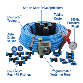 Orbit 50020 gear-drive sprinkler heads provide even coverage