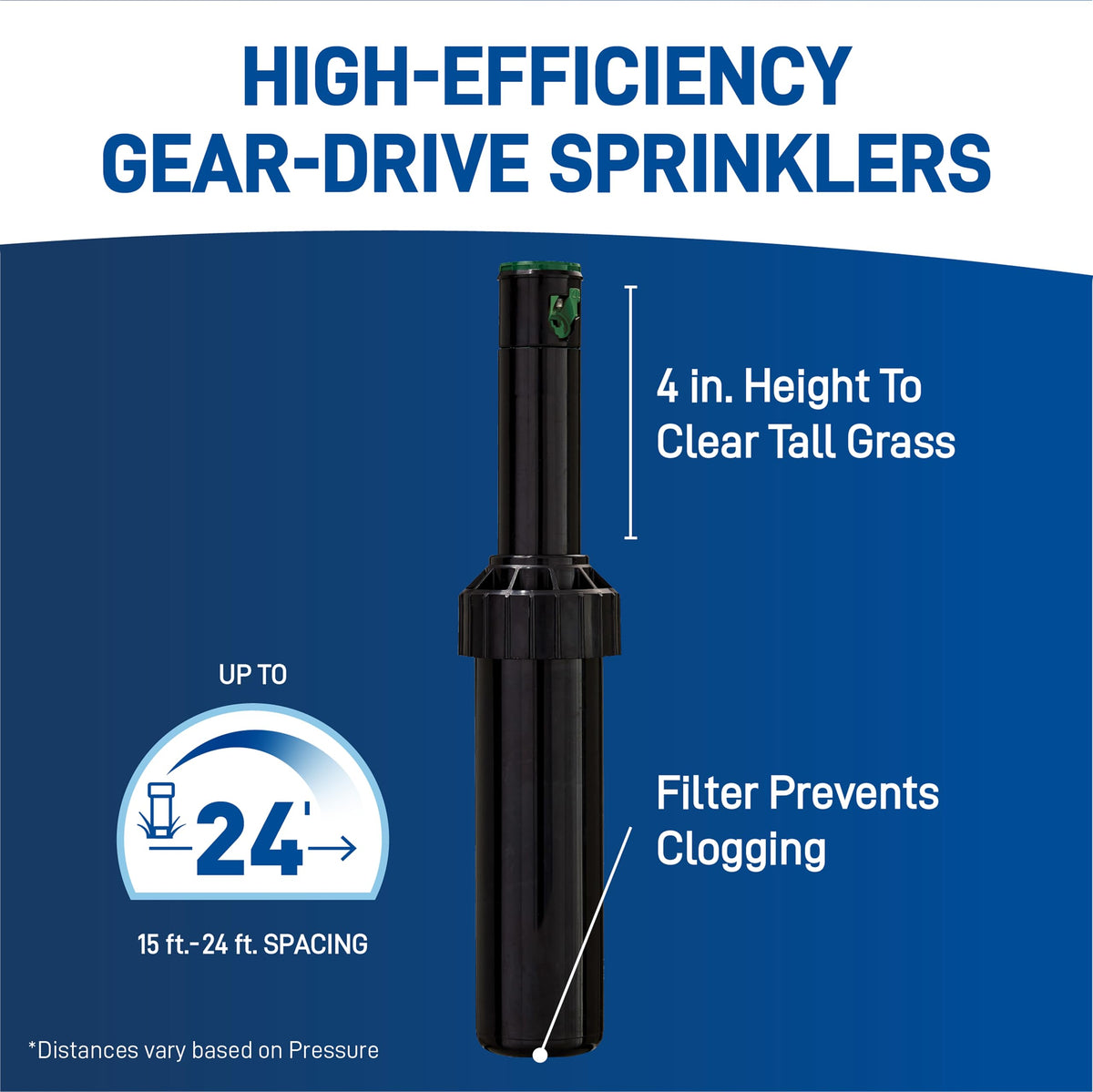 Orbit 50020 weatherproof construction withstands year-round use