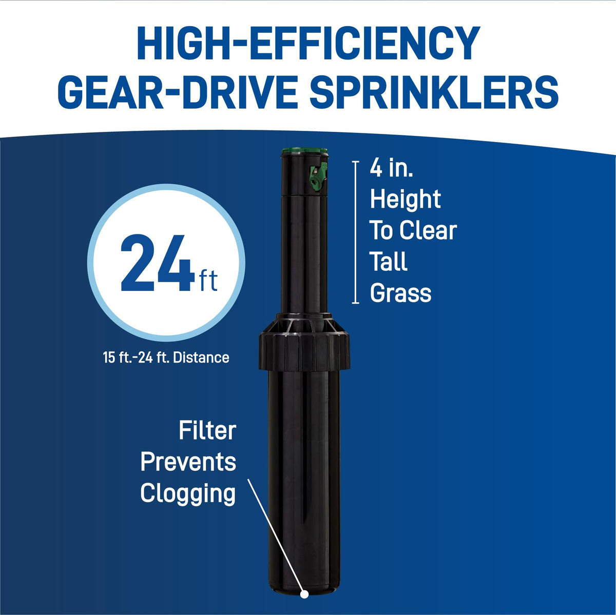 Orbit 50022 hose-faucet setup converts a standard faucet to irrigation
