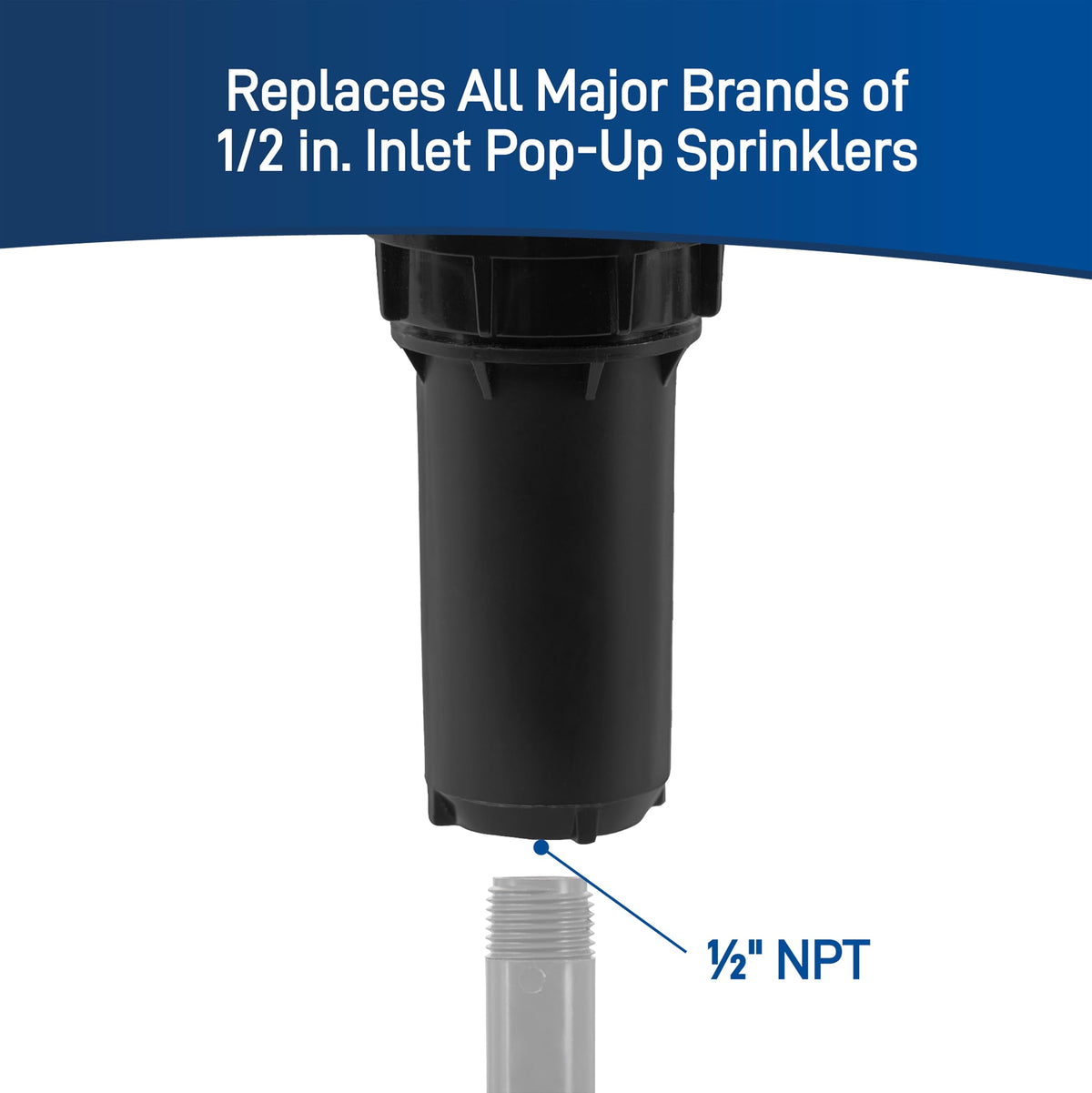 Orbit 54512 ratcheting riser stem to adjust spray after install