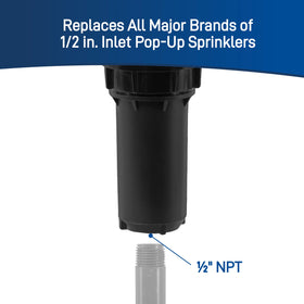 Orbit 54512 ratcheting riser stem to adjust spray after install