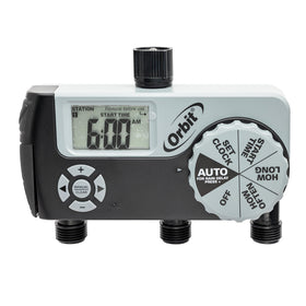Orbit 56233D front view dial with large display for easy setup.