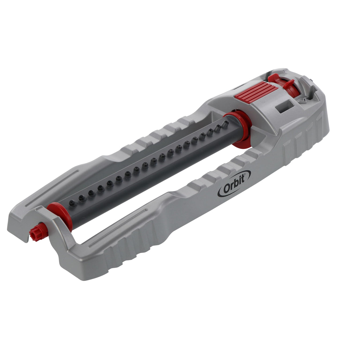 Orbit 56281 oscillating sprinkler base for even lawn watering.