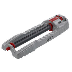 Orbit 56281 oscillating sprinkler base for even lawn watering.