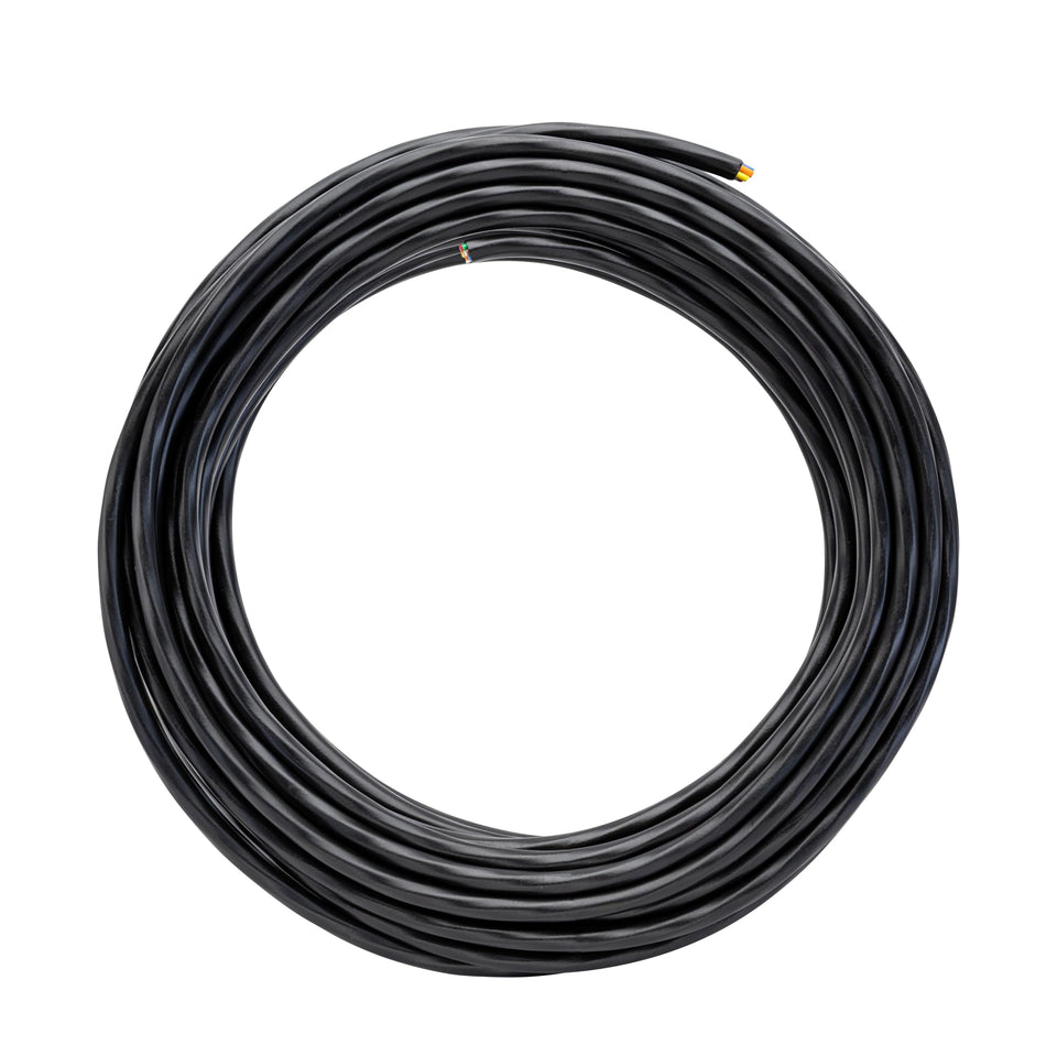 Orbit 57088 underground sprinkler wire with seven color-coded strands for reliable valve control