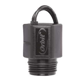 Orbit 57220 24V solenoid installed on an L-Series valve for precise irrigation control