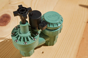 Orbit 57624 24 VAC solenoid compatible with most irrigation controllers.