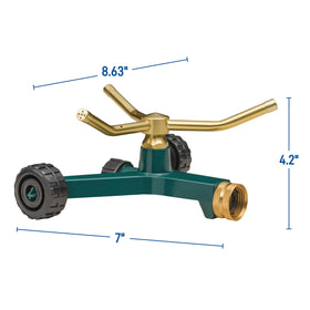Orbit 58257N adjustable spray nozzles for customizing water flow and diameter.