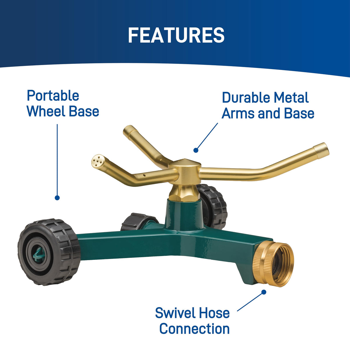 Orbit 58257N durable, corrosion-resistant body designed for long lasting performance.