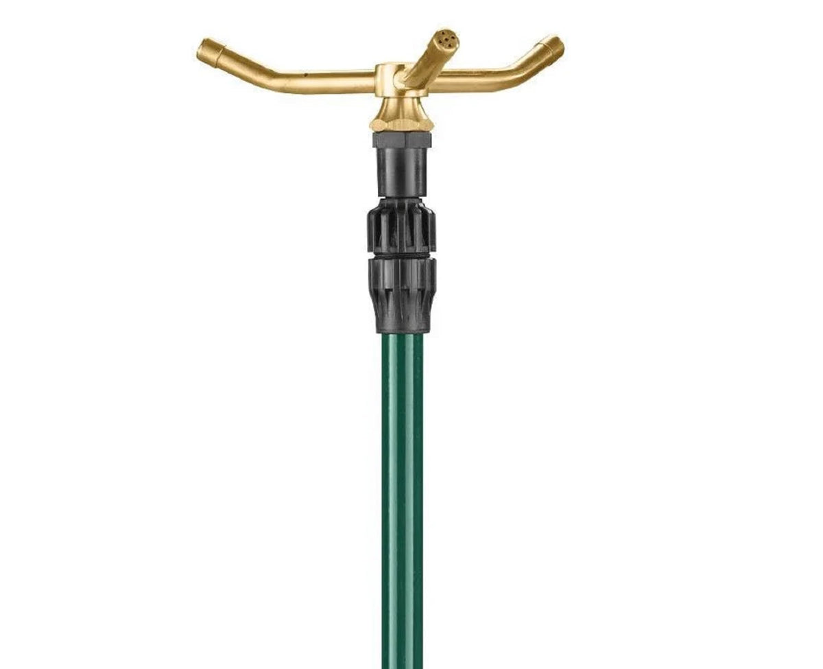 Orbit 58288 telescoping-base sprinkler adjusts height for plants and beds