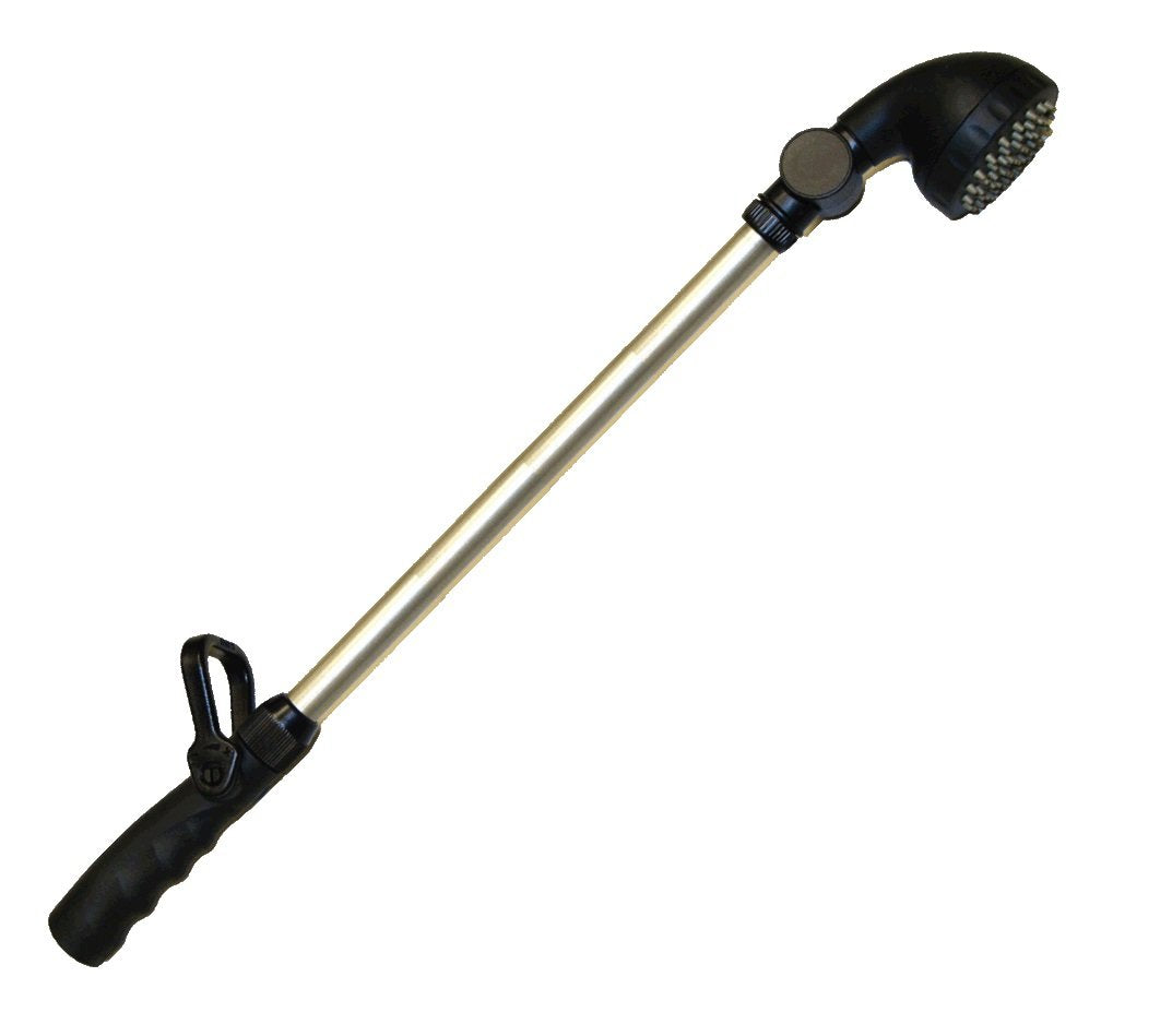 Orbit 58674Z front trigger turret wand with ratcheting for precise watering of hanging baskets.