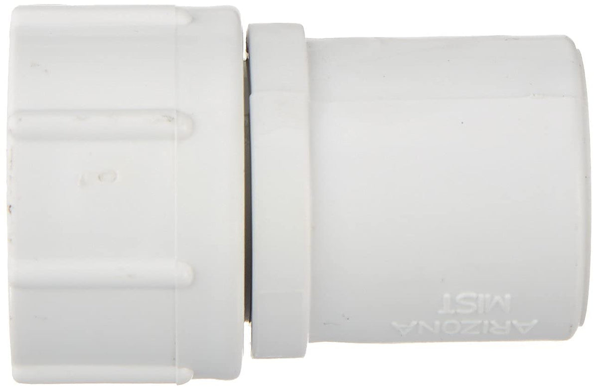 Orbit 5-pack slip PVC adapter closeup highlighting robust material for irrigation fittings