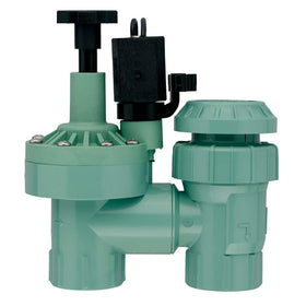 Orbit anti-siphon valve exterior installation with riser for easy maintenance.