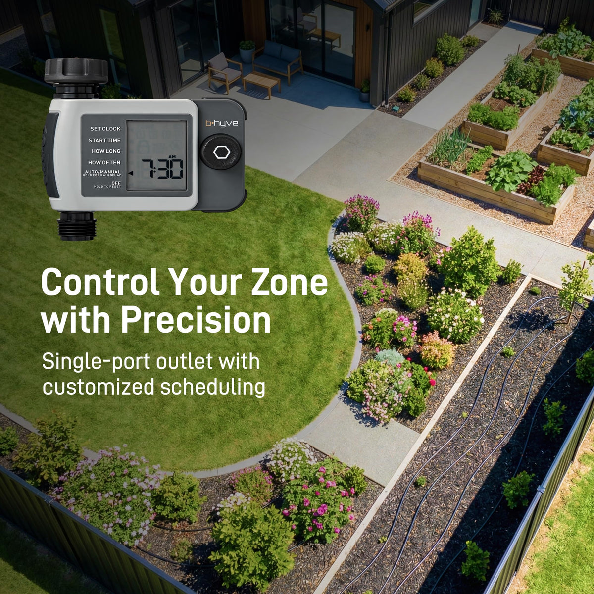 Orbit B-hyve XD Bluetooth setup enables local programming from your device