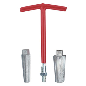 Orbit dipped rubberized handle grip provides steady control during work.
