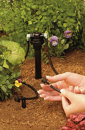 Orbit flow-control version provides precise water distribution for non-pressure devices.