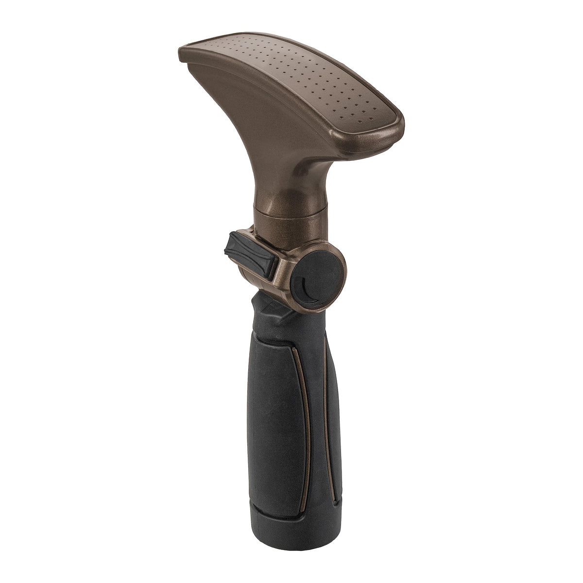 Orbit fan spray nozzle in action with adjustable water flow for controlled watering.