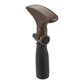 Orbit fan spray nozzle in action with adjustable water flow for controlled watering.